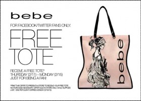 Free Bebe Tote
