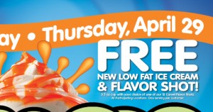 Free Carvel Ice Cream