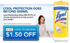 Lysol Coupon Facebook