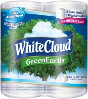 White Clou Green Earth Paper Towels