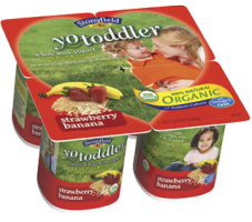Stonyfield YoToddler Organic Yogurt 75¢/1 coupon!