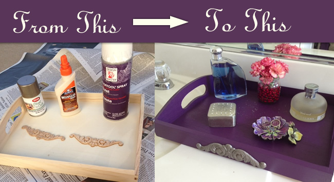 Easy DIY Painted Tray!