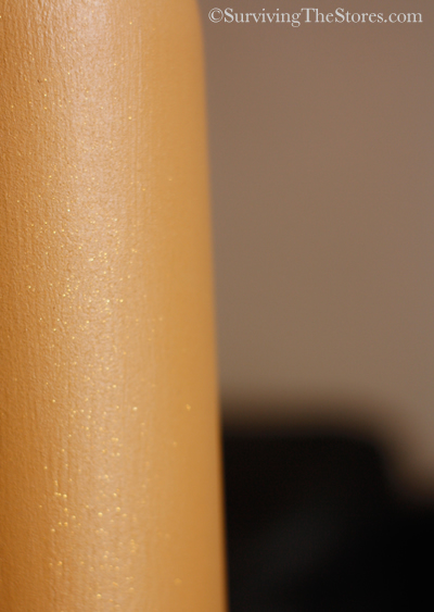 Turn an old wine bottle into a gold vase!