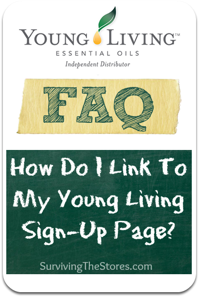 Young Living FAQ Sign Up Page Link