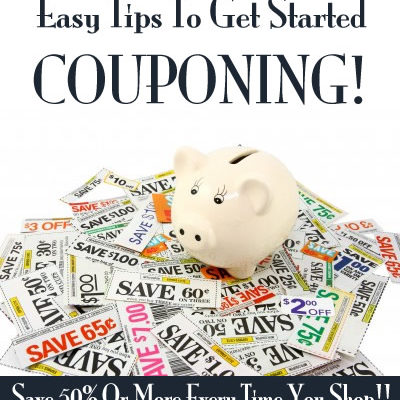 EASY Tips to get started #couponing - you don't have to be an extreme couponer to save 50% or more every month!
