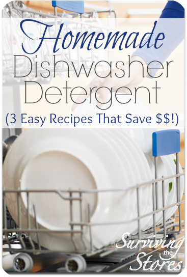 Homemade Dishwasher Detergent