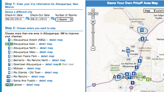 Priceline Albuquerque East Bid