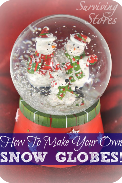 How To Make Homemade Snow Globes!!