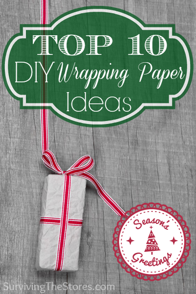 Saving Money On Holiday Gift Wrapping Paper!
