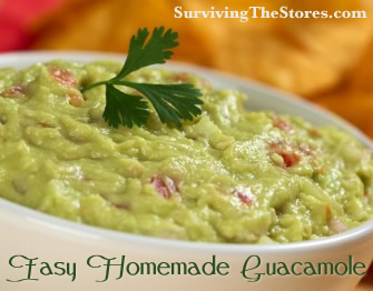 Super Easy Homemade Guacamole Recipe!