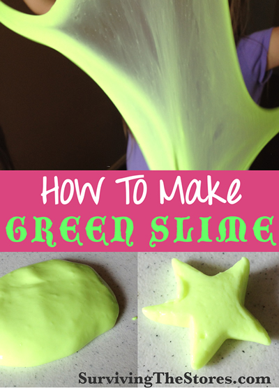 How To Make Green Slime For CHEAP With Ingredients You Already Have!