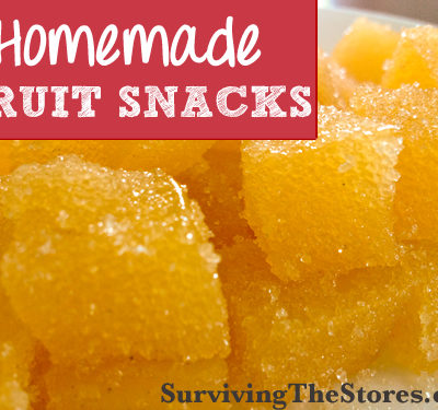 How To Make Healthier Homemade Fruit Snacks!!