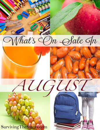 Find out what items will at their rock bottom prices during the month of August!!
