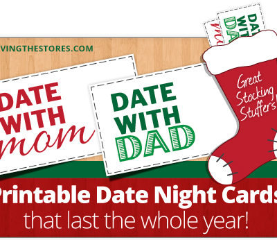 Printable Mom & Dad Date Night Cards For Stocking Stuffers!!