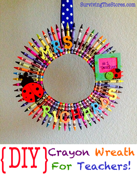 DIY Teachers Wreath