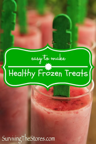 Easy To Make Healthy Frozen Fruit Popsicles!