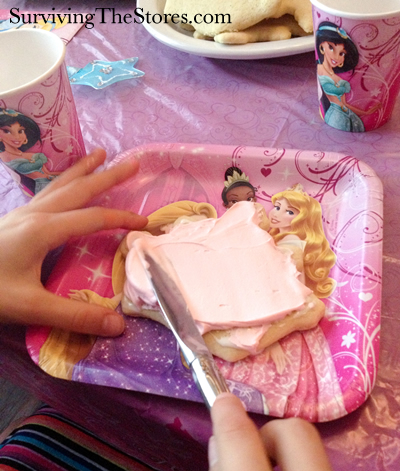 Princess Party Cookie Decorating