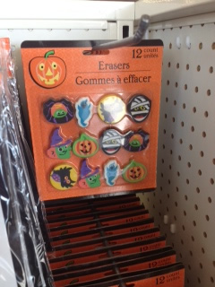 Halloween Candy Alternatives Erasers