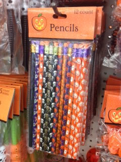 Halloween Candy Alternatives Pencils