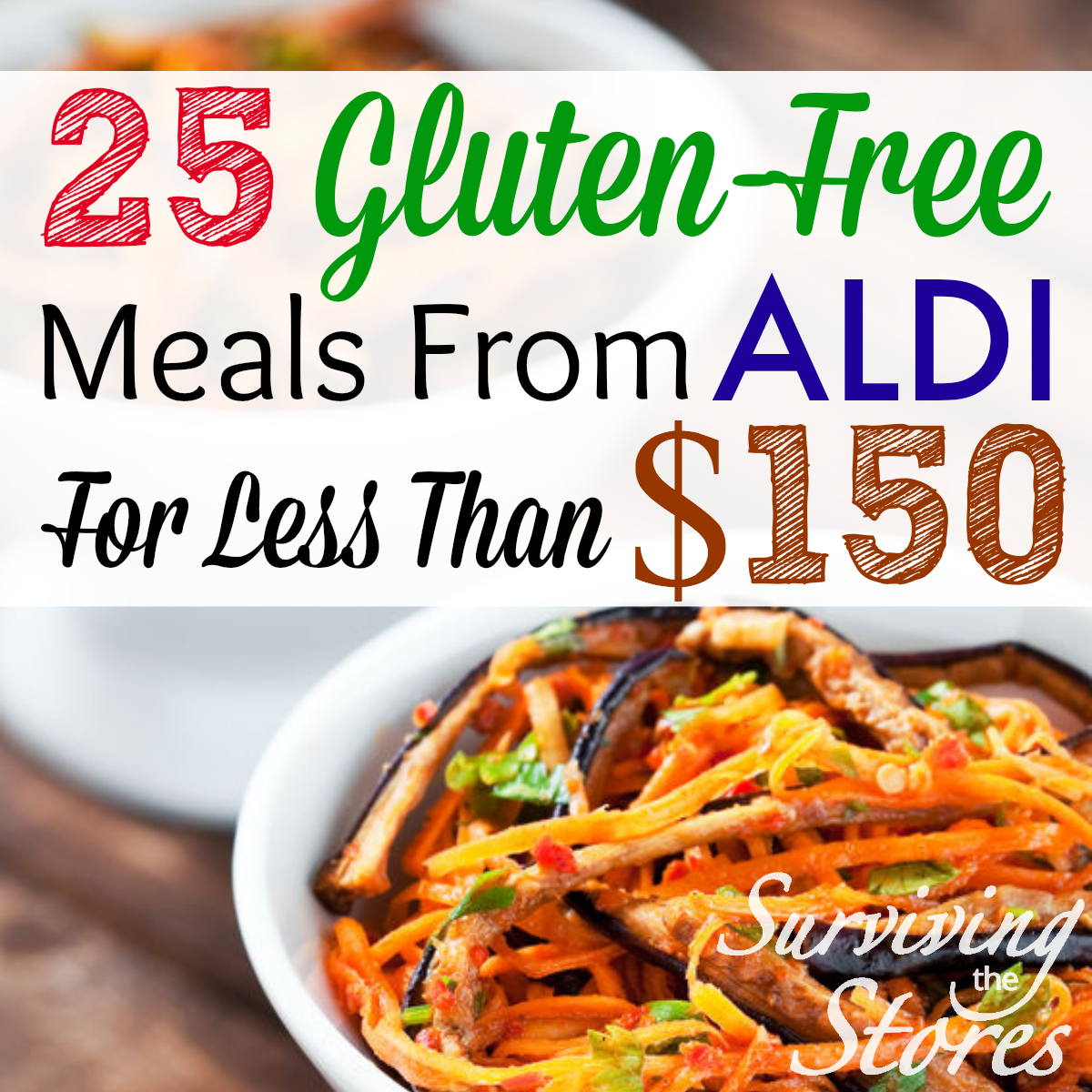 ALDI Gluten-Free Meal Plans!!