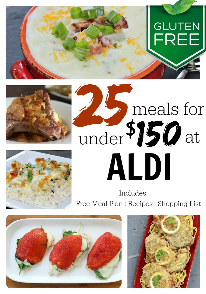 ALDI Gluten Free Meal Plan!!