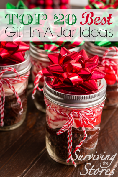 20 Unique Ideas For Gifts in a Jar!