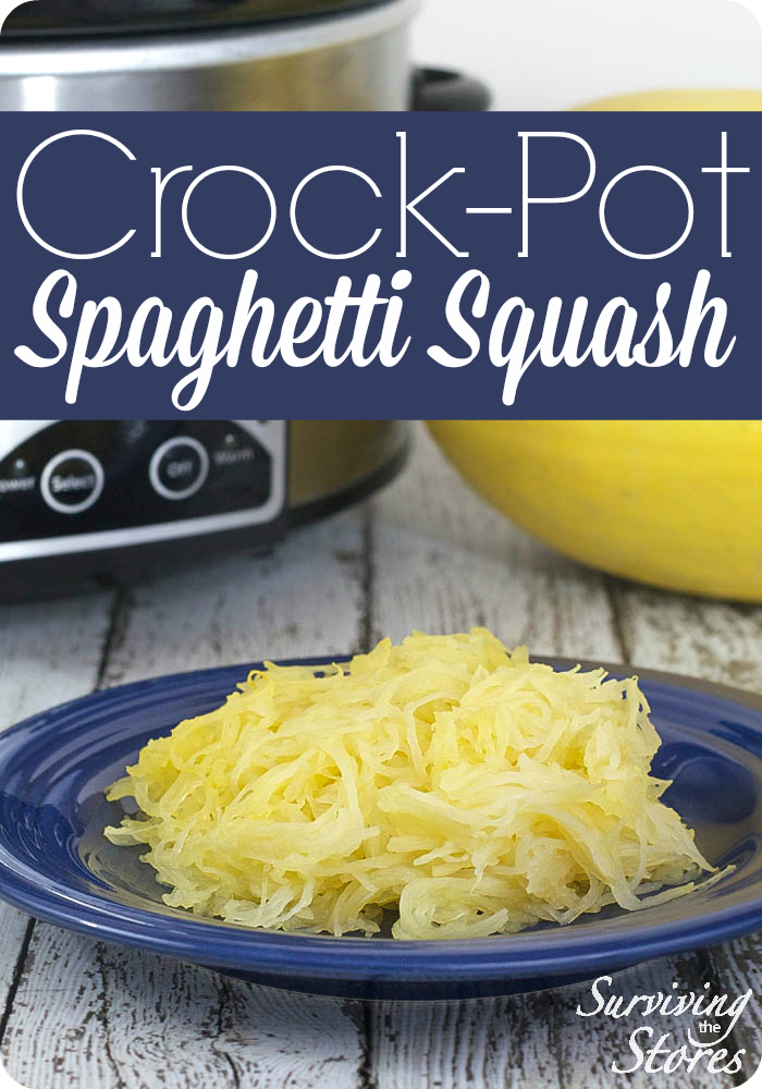 How to make amazing spaghetti squash in the crock pot!