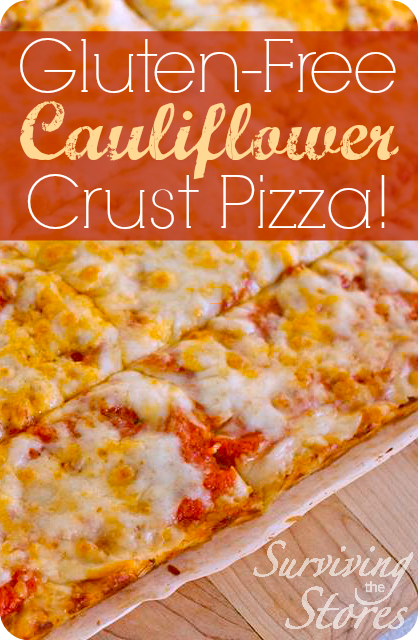 Gluten Free Cauliflower Crust Pizza