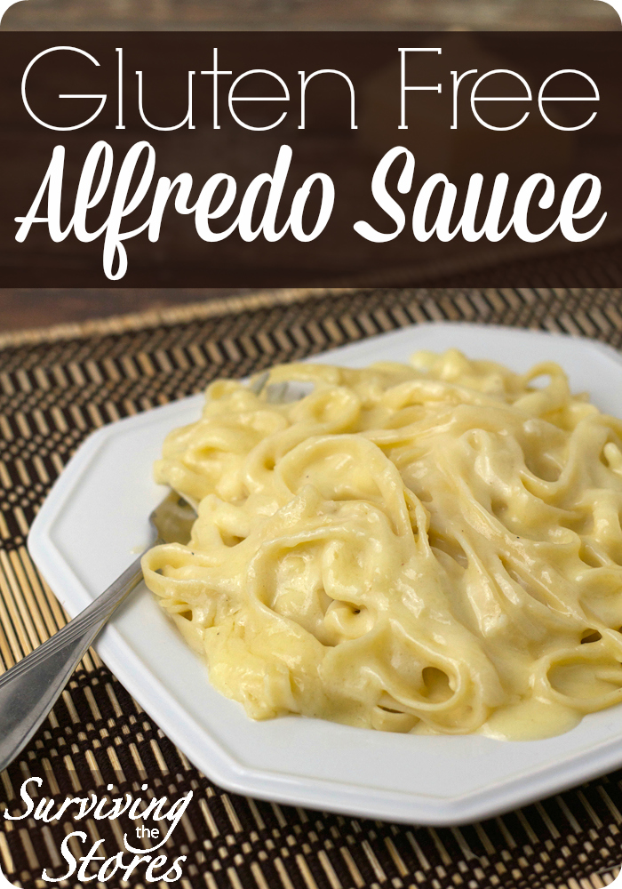 Gluten Free Alfredo Sauce! Easy to make with only 6 ingredients.