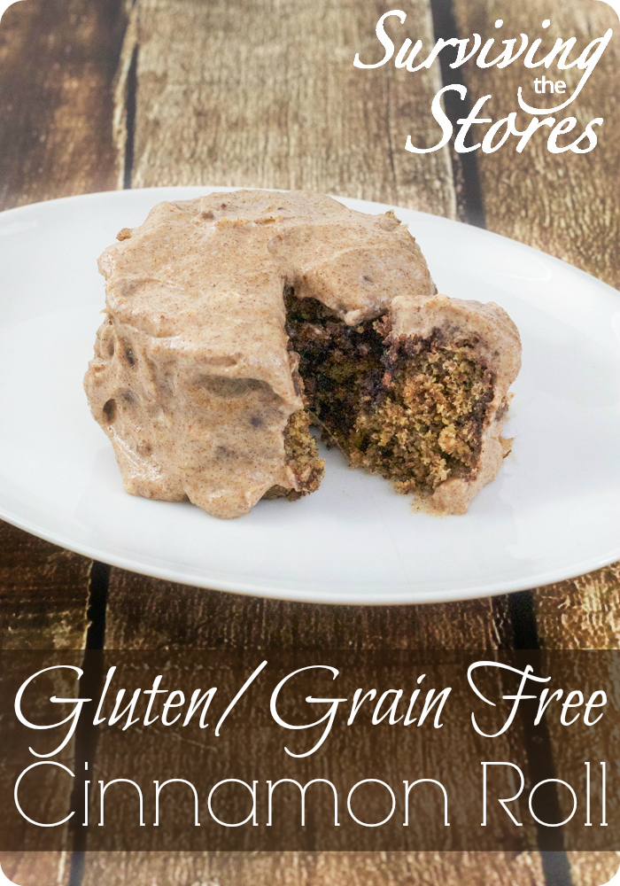 Whip up a gluten free double cinnamon roll in minutes!