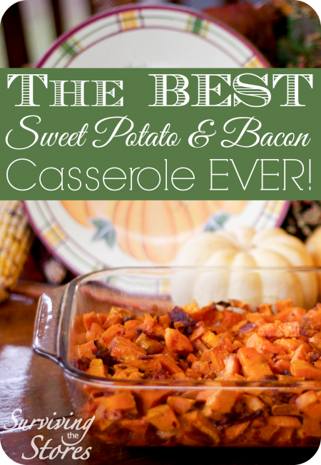 Best Sweet Potato and Bacon Casserole