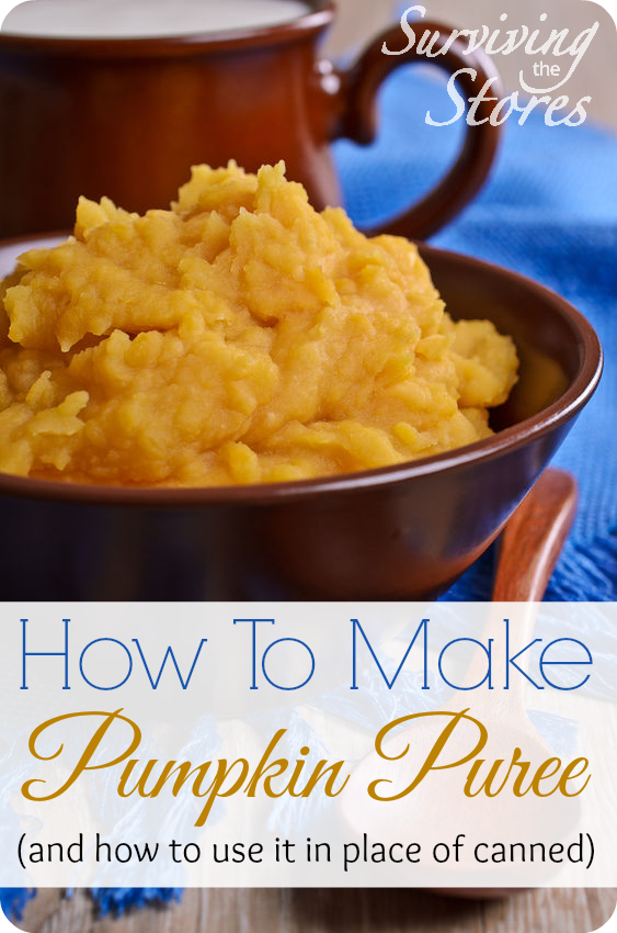 How to make pumpkin puree!! It tastes so much better than canned!