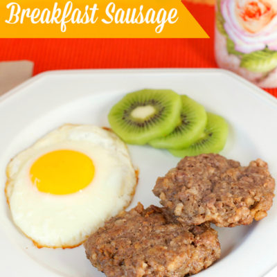 Gluten-Free Breakfast Sausage Patties are Paleo, Low Carb, & THM friendly! This simple recipe is better than store bought and will save you money!