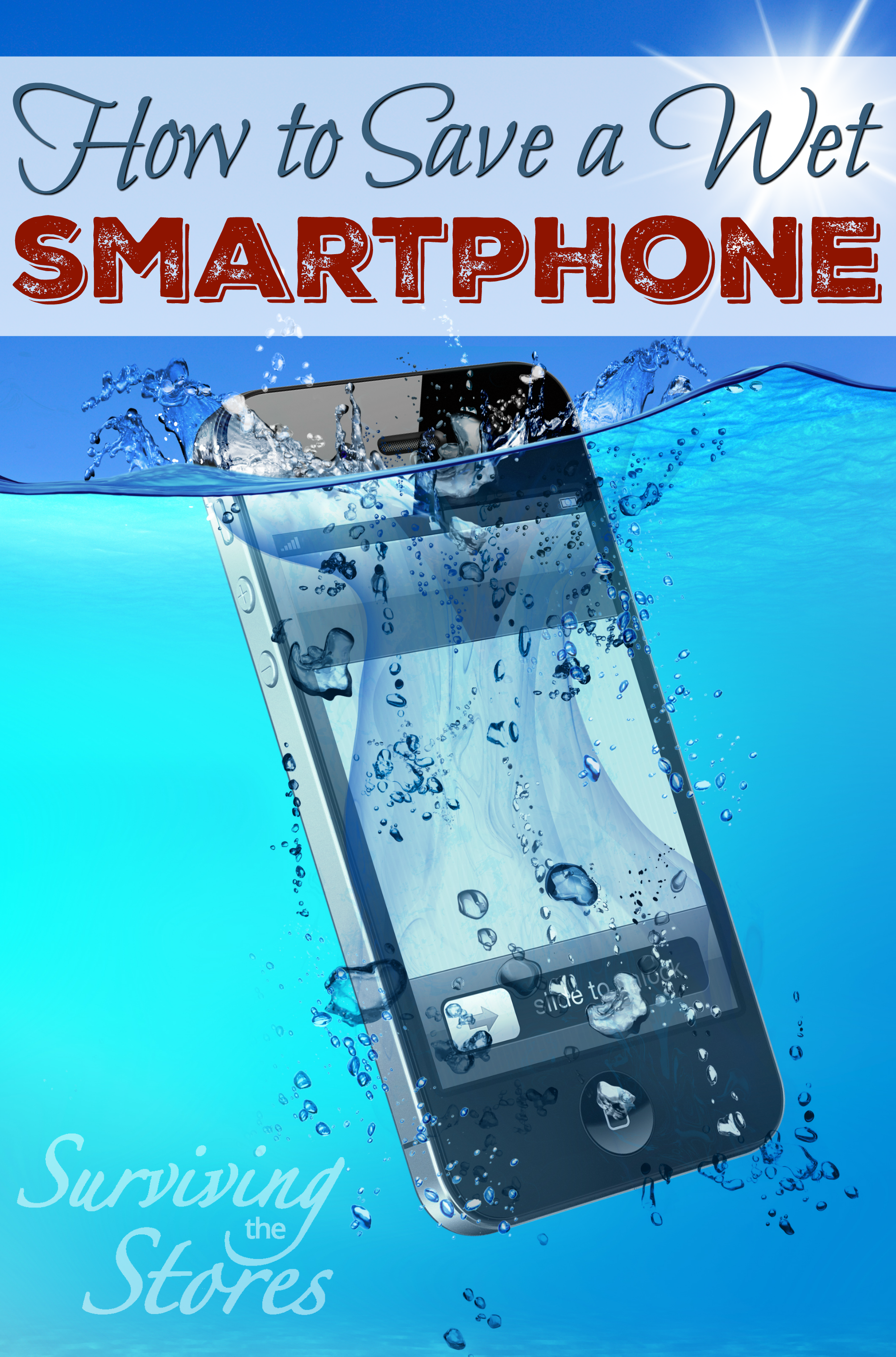 How to Save a Wet Smartphone or iPhone!
