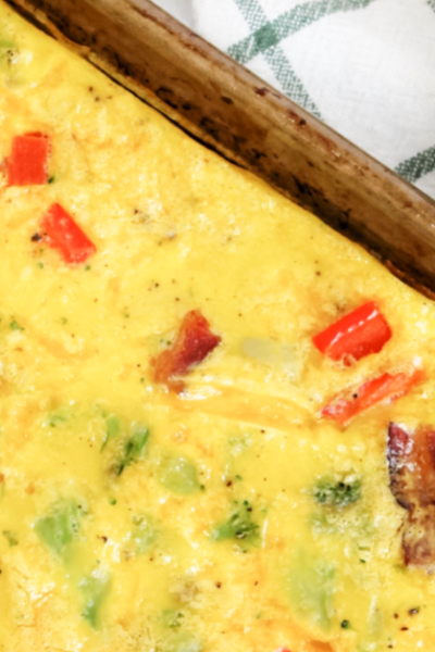 Easy Sheet Pan Omelets – KETO, Low-Carb, THM-S {Perfect For A Crowd!}